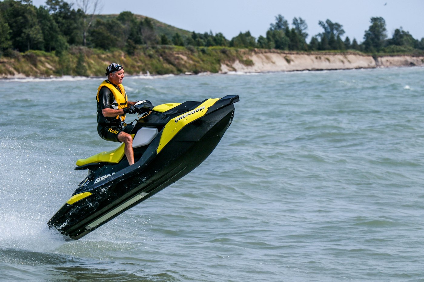 Denizde jet ski